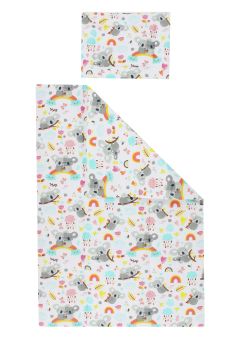 Lenjerie 3 piese, Prichindel, Ursulet Koala,120x60cm