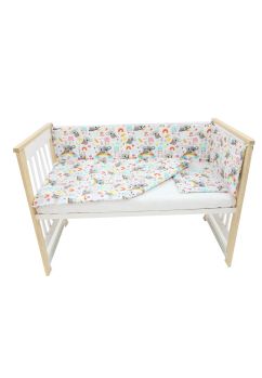 Lenjerie 4 piese, Prichindel, Ursulet Koala, 120x60cm