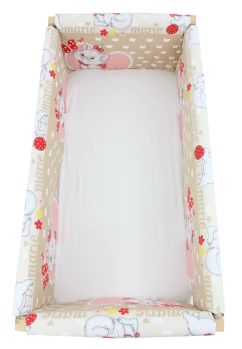 Lenjerie 7 piese, Prichindel, Marie, crem,120x60cm