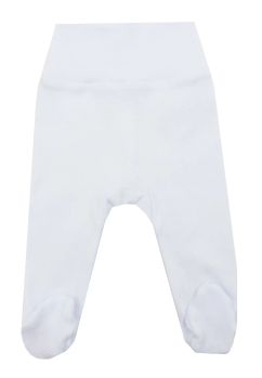 Pantaloni cu botosi, Eli, bumbac, alb