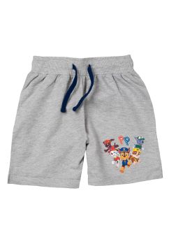 Pantaloni scurti, 93% bumbac, Patrula catelusilor, gri