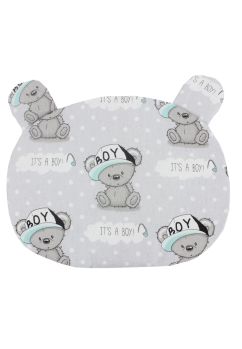 Perna slim, bumbac, It is a boy, gri, 37 x 29 cm