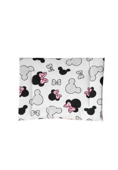Perna slim, fundite roz, bumbac, alb, 37 x 28 cm
