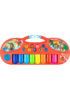 Pian electronic, Paw Patrol, cu 8 taste, rosu