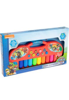 Pian electronic, Paw Patrol, cu 8 taste, rosu