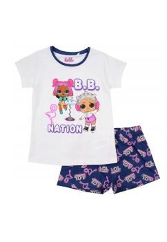 Pijama maneca scurta, B.B Nation, LOL, alba