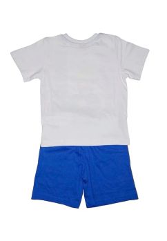 Pijama, maneca scurta, Fireman Sam, albastra