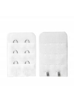 Prelungire sutien, 2 pozitii suplimentare, alb, 5 x 3 cm