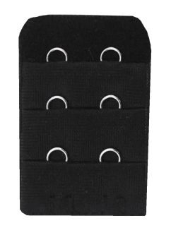 Prelungire sutien, 2 pozitii suplimentare, negru, 5 x 3 cm