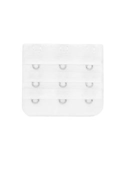 Prelungire sutien, 3 pozitii suplimentare, alb, 5,5 x 5 cm