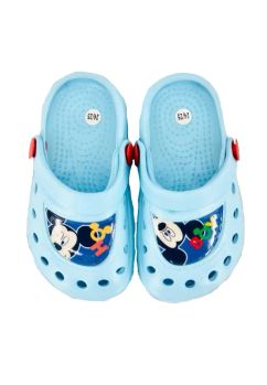 Saboti pentru plaja, din material EVA, Mickey Boy, albastru deschis