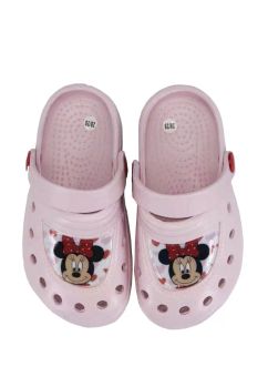 Saboti pentru plaja, din material EVA, Minnie Mouse, roz deschis