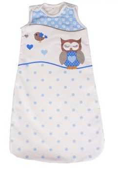 Sac de dormit, iarna, bufnite mari albastre
