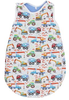 Sac de dormit, iarna, Prichindel, cu masinute, multicolor