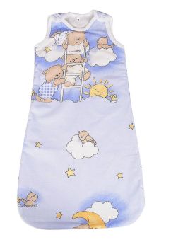 Sac de dormit, iarna, ursuletul somnoros, albastru