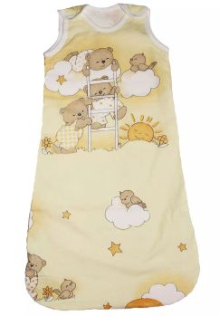 Sac de dormit, vara, ursuletul somnoros, galben