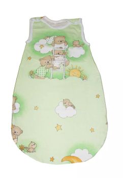 Sac de dormit, vara, ursuletul somnoros, verde