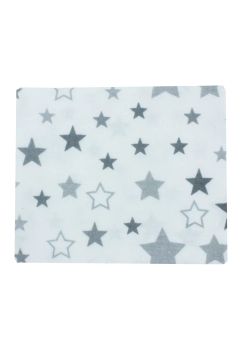 Scutec bumbac, Stelute mari, gri, 80x70 cm