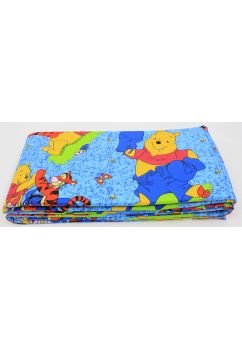 Set 2 aparatori, bumbac, Winnie si Aiurel, 120x60 cm, albastru