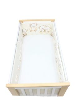 Set 2 aparatori, Prichindel, Ursulet sir crem, 120x60cm
