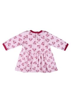 Set 2 piese, rochita si ciorapi, Minnie Mouse, roz