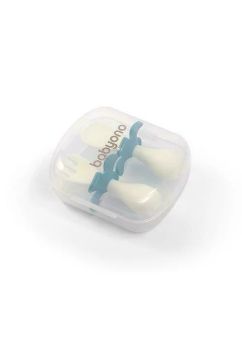 Set 2 tacamuri ergonomice pentru copii, turcoaz , +12 luni