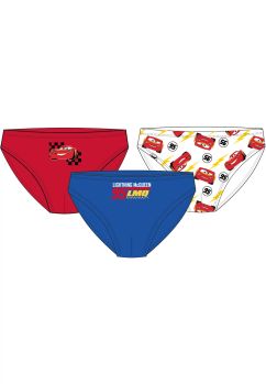 Set 3 chiloti, bumbac, Cars 95 LMQ, multicolor