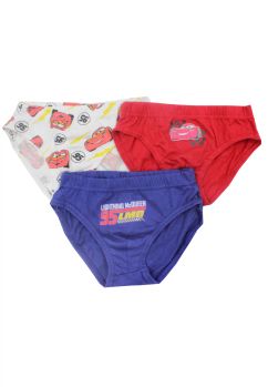 Set 3 chiloti, bumbac, Cars 95 LMQ, multicolor