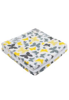Set 3 scutece, Butterfly, galben 80x70cm
