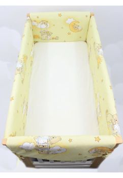 Set aparatoare patut, Maxi, ursuletul somnoros, galben