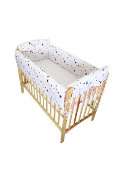 Set aparatori patut, Maxi, 2 fete, stelutele roz, 140x70cm