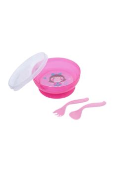 Set castronas si tacamuri, roz cu fetita