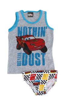 Set maieu si chilot, bumbac, Nothing, Cars, gri