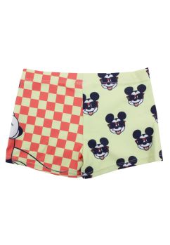 Slip de baie, 84% poliester, Figurine Mickey Mouse, galben