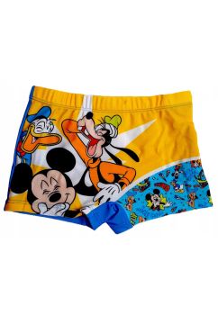 Slip de baie, 88% poliester, Mickey, Donald si Pluto, multicolor