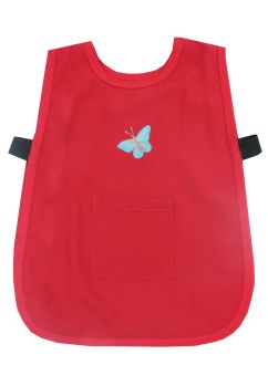 Sort protectie pictura, cu broderie, poliester, One size, rosu, 50 x 35 cm