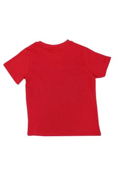 Tricou baieti, bumbac, Stay Safe, Sam, rosu