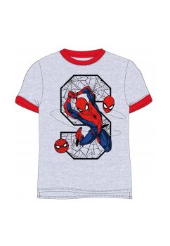 Tricou baieti, MS, bumbac, Spider Man, gri