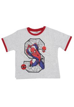 Tricou baieti, MS, bumbac, Spider Man, gri