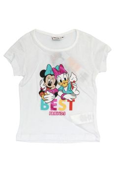 Tricou fete, bumbac, Best friends, alb