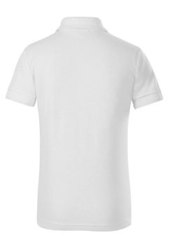 Tricou polo, 65% bumbac, alb