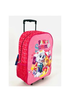 Troler poliester, Pawfect summer, roz, 39 x 12 x 29 cm