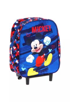 Troller poliester, Mickey Mouse cu figurine, multicolor, 28 x 10 x 24 cm