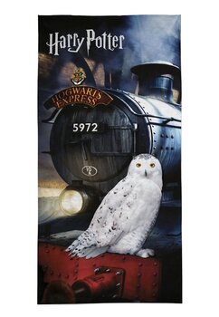 Prosop bumbac, Harry Potter, Hedwig, multicolor, 140x70 cm