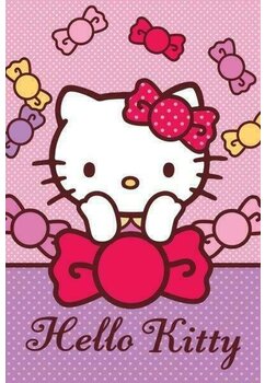 Prosop de maini, Hello Kitty, Pretty, 40x60 cm