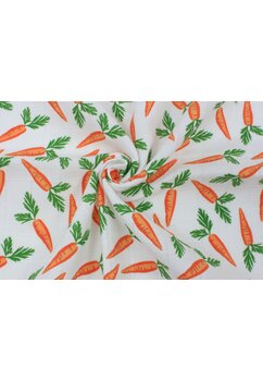 Prosopel de maini, muselina, Carrots, 50 x 30 cm