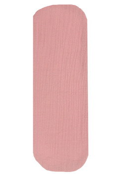 Protectie anti-regurgitare, muselina, roz deschis, 37x14cm