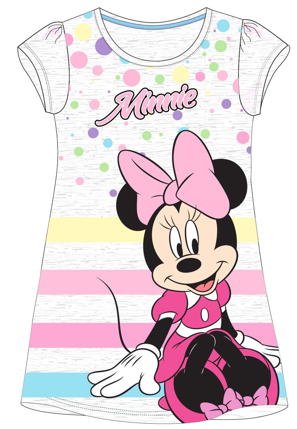 Rochie de noapte, Minnie Mouse, cu buline Diseny