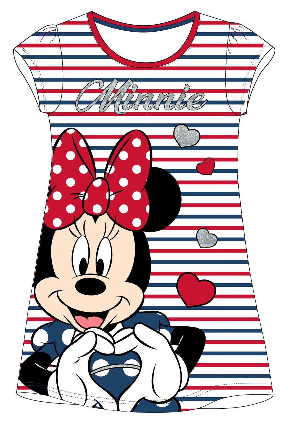 Rochie de noapte, Minnie Mouse, in dungi Diseny