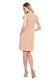 Rochie gravide, crem cu fundita